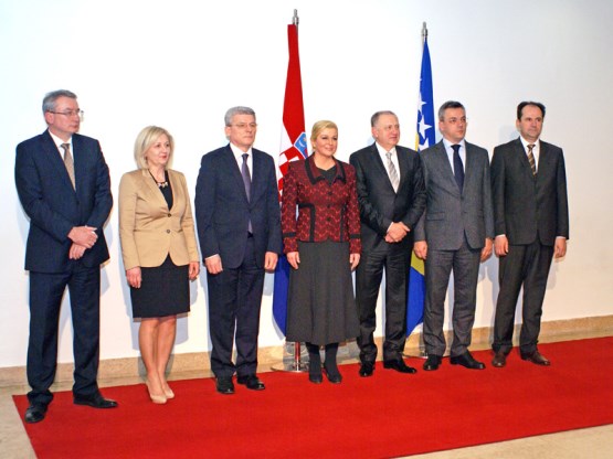 Članovi Zajedničkog kolegija oba doma Parlamentarne skupštine BiH razgovarali sa predsjednicom Hrvatske